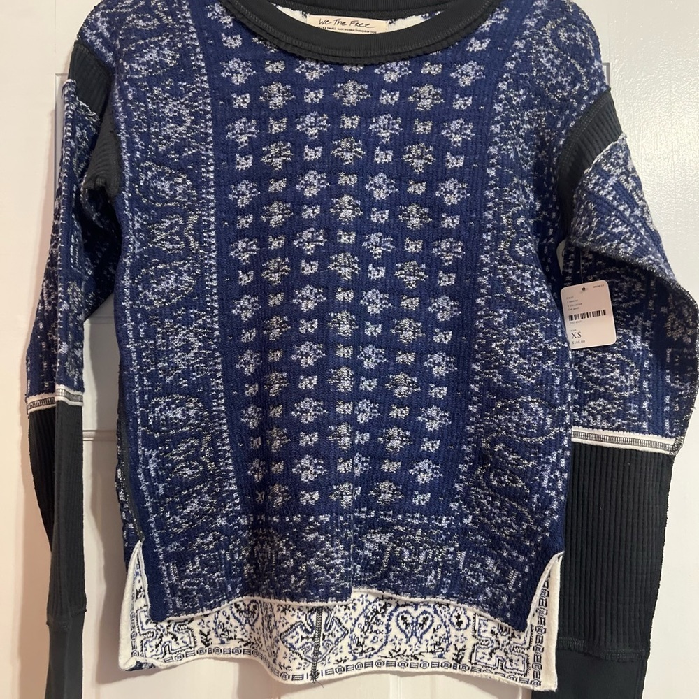 #151 FREE PEOPLE WE THE FREE STEVIE LAYERING THERMAL TOP XS - Picture 3 of 8